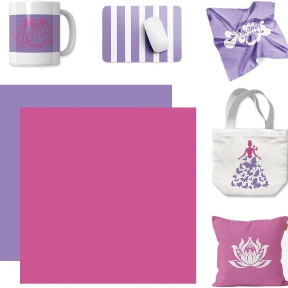 Brand New Sublimation Paper 12x12 Pink & Purple Pack - Picture 1 of 5